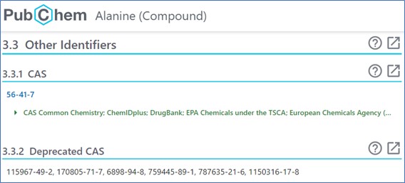 PubChem_2 PubChemの画面